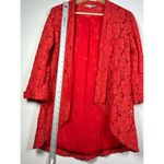 Alberto Makali  Red Lace Blazer M Photo 3