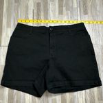 Lee Classic Black Women's Five Pocket Shorts by , Size 14 Photo 2
