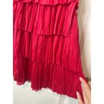 Ulla Johnson Pink Vesna Ruffle Tiered Mini Dress Size 6 Photo 9