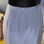 CHAUS NEW YORK NWT Chaus Size 12 Blue Silk Skirt Photo 6