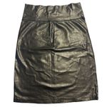 Wilfred Aritzia Faux Leather Skirt Size Medium Black Photo 0