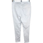 Martha Stewart Women's Jeans Size 8 White Knit Denim Ankle Pull On Elastic NWOT Photo 2