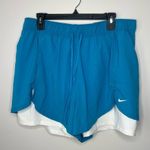 Nike NEW Flex Essential 2-in-1 Women's Blue and White Shorts Size 1X #112303 Photo 3