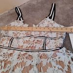 Design Lab  Size Large L Ice Blue Lace Nude Detailing NWT NEW Dress Preppy Weddin Photo 1