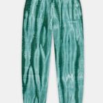 Madhappy  Teal Green Tie Dye Jogger Lounge Sweatpants Size S Photo 1