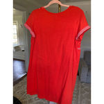 Old Navy  Red Cotton Dress Midi Boho Embroidered Boho Peasant Cottagecore Summer Photo 2