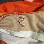 Kortni Jeane NWT  Orange Tropical Tank Bikini Top with Ruched High Rise Bottoms Photo 9
