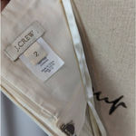 J.Crew  Strapless Floral Print Mini Dress Cream and Blue Size 2 Photo 4