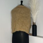 Shawl Bridal Wrap Evening Cover Up Softest Wool Mohair Handmade Brown Size M Photo 3