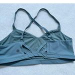 Athleta Ladies Elation Sports Bra Light Green Medium Photo 4