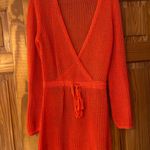 Forever 21 Red Crochet Swim Cover Up  Photo 0