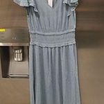 Current Air ๐๐ Pleated Smocked Waist Midi Dress Medium M NWT Photo 0