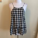 Cloth & Stone Black White Checkered Tank Photo 29