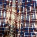 AQUA  Flannel Top Size Medium Photo 3