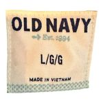 Old Navy Green Puffer Vest Women’s Large Quilted High Neck Zip Snap Winter Layer Photo 4