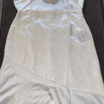 Lulus Passionate Allure Ivory Satin Backless Cowl Neck Maxi Dress White Size XL Photo 5