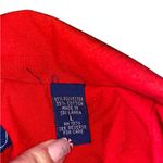 Karen Scott  Red Utility Jacket cotton 4 pockets Chore Jacket Holiday lightweight Photo 4