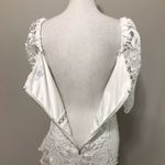 Lulus Elegant Briarwood White Lace Ruffled Midi Dress Size M Photo 7