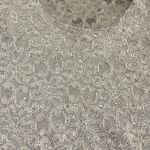 COIN Gray Pink Lace Floral Sequin Top Size Small Photo 2