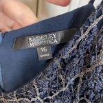 Badgley Mischka Badgley Mischka Navy Ballerina Formal Gown size 16 formal gala black tie Photo 5