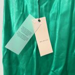 Bec & Bridge Ren Split  Maxi Dress Satin Emerald Green Photo 7