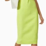 Jonathan Simkhai Collette Lemongrass Cutout Rib Knit Midi Dress Yellow Size XS Photo 0