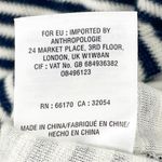 Anthropologie Postmark Blue White Striped Linen Blend Side Slits Henley Dress Photo 4