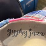 Gypsy Jazz Pink and Blue Moccasins with Playful Design​ Size 6.5 Photo 5