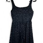 Cosmic Aura Black Lace Corset Midi Dress Size S | Gothic Dark Academia Photo 0