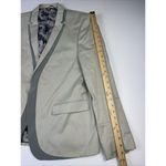 Michael Kors  Men's Gray Snap Button Cotton Sports Blazer‎ Photo 3