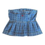 Anthropologie DAMSON MADDER Eloise Strapless Denim Top Size 12 NEW Photo 4