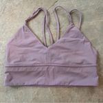 Lululemon  Uncaged Bra in Violetta Light Purple Size 6 Lilac Sports Bra Strappy Photo 2