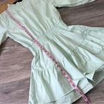 Nasty Gal Nwt ‎ frill i Found you mini dress high neck mint green women’s size 6 Photo 6