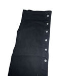 Reformation Jeans Black 90s Retro Straight Leg Ankle Snaps Women Size 31 Denim Photo 2