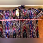 Kindom NWT 4 Way Convertible 100% Cotton Shirt Dress Size M Purple Size M Photo 5