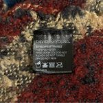 David & Young Plaid Earth Tone Boho Warm Fall Scarf Winter Red Photo 3