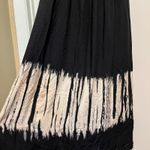 A pea in the pod  Maternity Dress Maxi Boho Black White Tie Dye Smocked Bust Med Photo 1