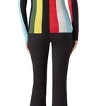 Diane Von Furstenberg 💙  Orchid Metallic Striped Sweater Photo 1