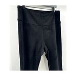 J. McLaughlin  Black Faux Suede Pull On Skinny High Rise Pant Size Large Photo 1