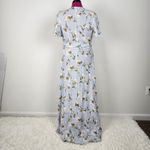Prómesa Promesa High-low Wrap Dress Light Blue Floral Asymmetrical Spring Summer Sz M Photo 4