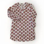 Boden Linen Dress Womens Size 10 Mini Vneck Long Sleeve Cute Chic Boho Photo 4