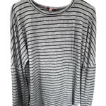 Juicy Couture  Gray and Black Striped Top Photo 0