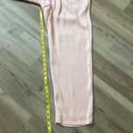 Gap Pink Drapey Trouser Pleated Pants Lt pink Womens size 8 Belt loops Tapered Photo 6