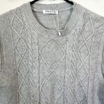 Prato Gray Knit Sweater Vest Photo 3