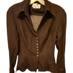 Vertigo Paris Vertigo Petites Paris Brown Shirt Photo 0