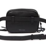 Rebecca Minkoff  Black 3 Zip Leather Belt Bag Photo 2