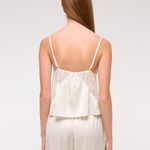 Abercrombie & Fitch Abercrombie White Pearl Sleep Cami and Pants Photo 4