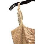 Laundry by Shelli Segal Cami Camisole Beaded Silk Lined Nude L Photo 6