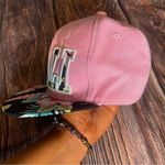 Floral Print Cali Snapback Cap Hat Pink Black Hawaiian Streetwear Women’s Photo 2