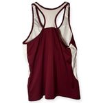 Nike Dri-FIT Airbone Racerback Tank Top Maroon White Sz Large Running Training Photo 2